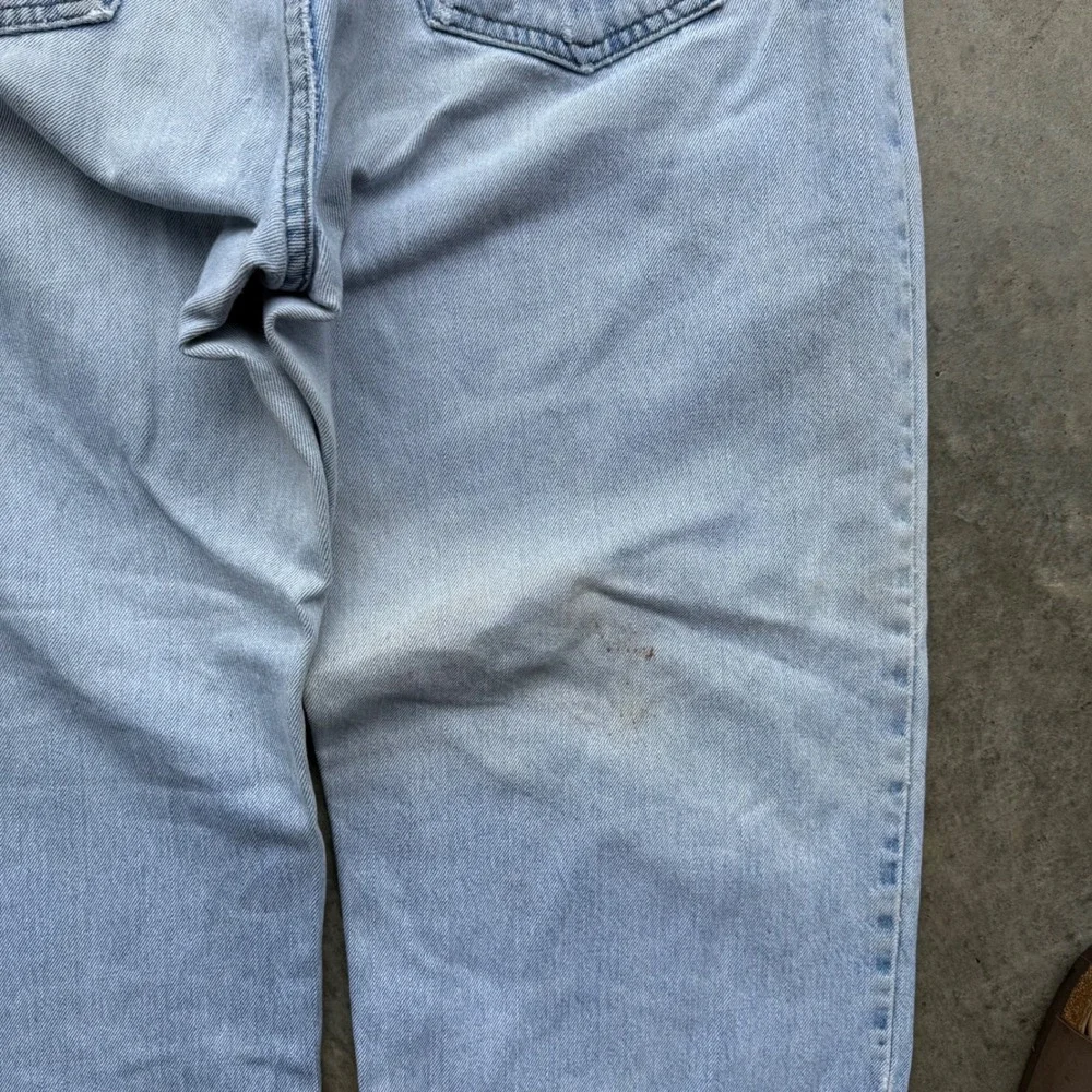 Vintage Levis‎ SilverTab Straight Relaxed Light Wash Baggy Denim Jeans 36x32 90s